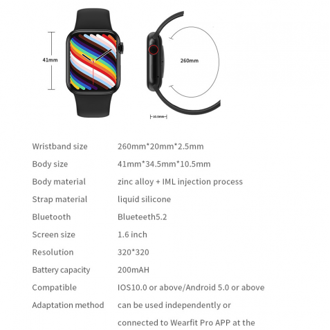 SMART WATCH HW18(38MM/40MM)