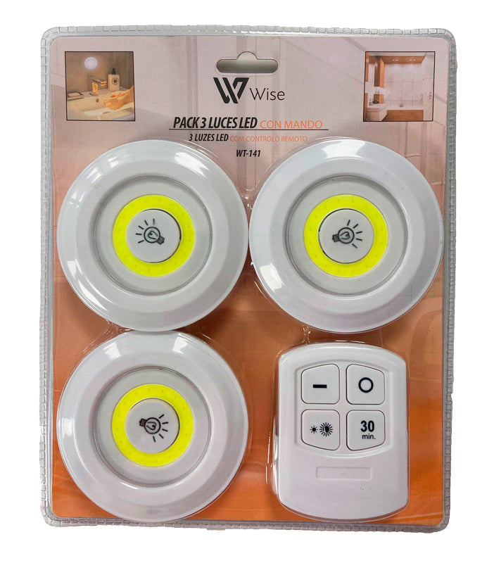 Pack 3 Luces LED Wise